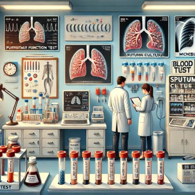 tests in respiratory infections or pulmonary exacerbations in cystic fibrosis