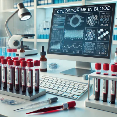 Cyclosporine in blood