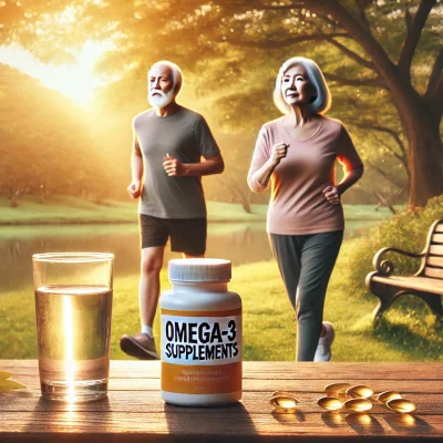 omega-3 supplements and exercise on slowing aging